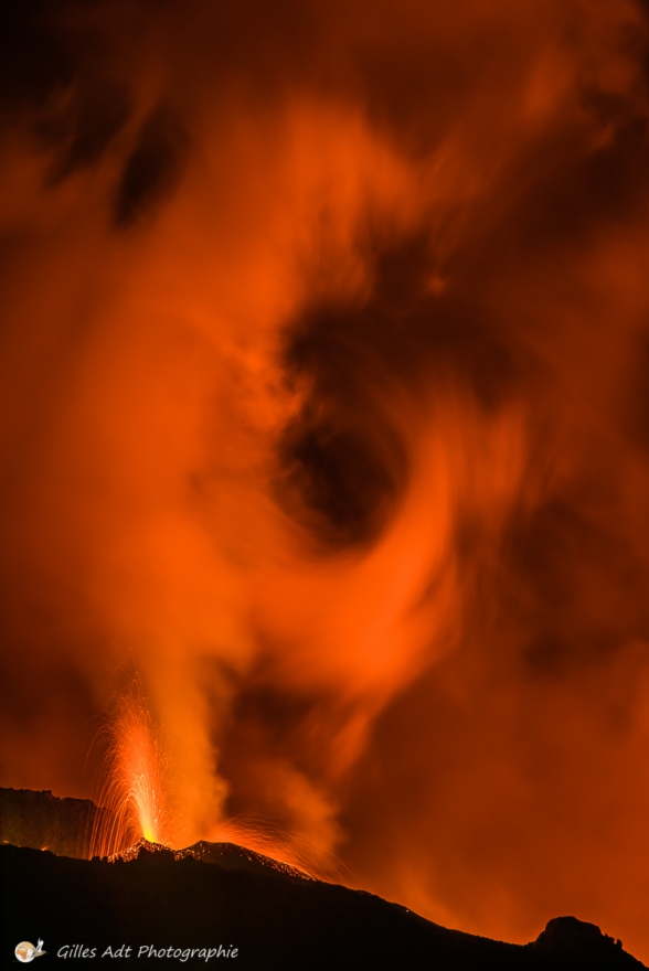 éruption du Piton de la Fournaise - © Gilles Adt 2015